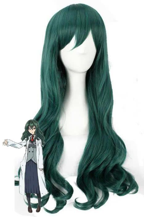80cm Shimoneta Fuwa Hyouka Long Curly Green Cosplay Wigs - lemailwigs
