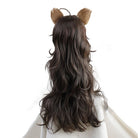 80cm Twisted Wonderland Leona Kingscholar Brown curly Cosplay Wigs - lemailwigs