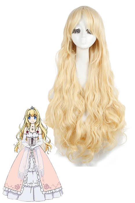 90cm Long Wave Amagi Brilliant Park Latifah Fullanza Cosplay Wig - lemailwigs