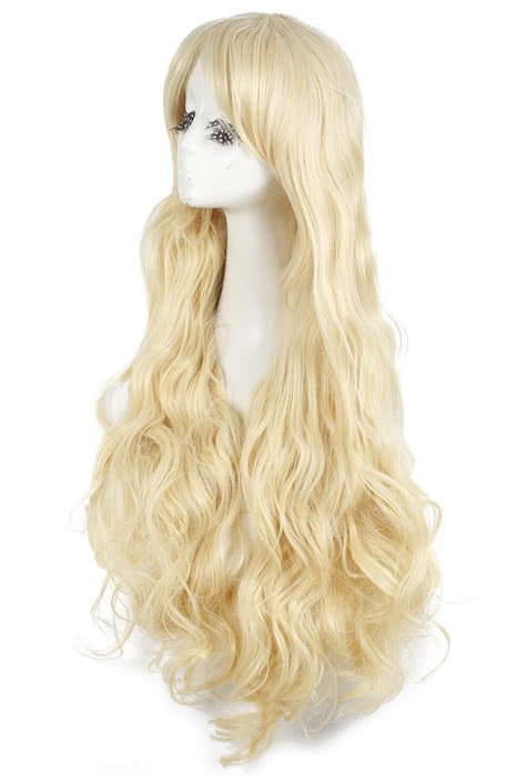 90cm Long Wave Amagi Brilliant Park Latifah Fullanza Cosplay Wig - lemailwigs