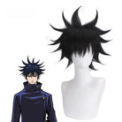 Anime Jujutsu Kaisen Megumi Fushiguro Black Cosplay Wigs1