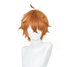 GenshinImpactTartaglia30cmShortBrownMenCosplayWigs-Orange