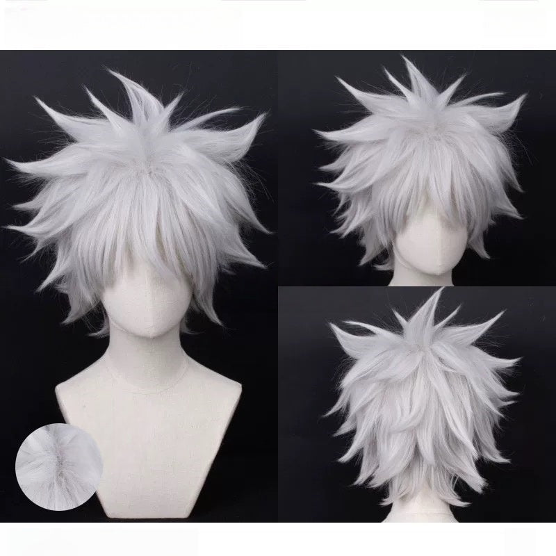 HunterxHunterKilluaZoldyckShortGreyCosplayWigs_1