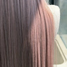 L-email Wig 80cm Dusty Milk Tea Pink Front Lace Wig