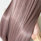L-email Wig 80cm Dusty Milk Tea Pink Front Lace Wig