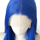 L-email Wig 80cm Klein Blue Front Lace Cosplay Wig