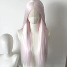 L-email Wig 80cm Pale Cream Pink Large Front Lace Wig