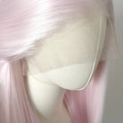 L-email Wig 80cm Pale Cream Pink Large Front Lace Wig