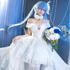 L-email Wig Azur Lane Janus Cosplay Dress Full Set(S-XXL)
