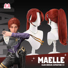 L-email Wig Clair Obscur Expedition 33 Maelle Red Cosplay Wig