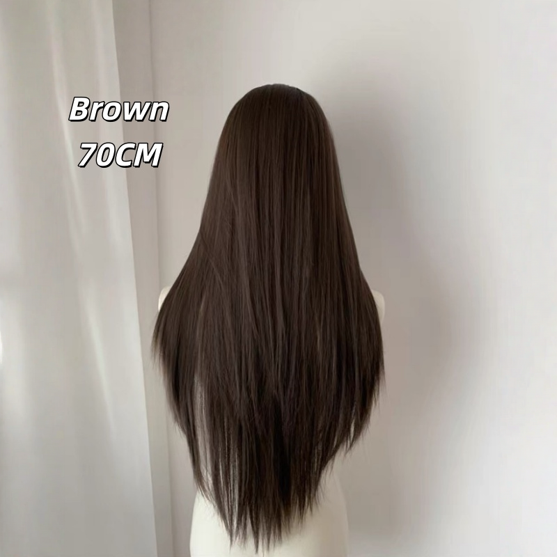 L-emailWigDarkBrownLongStraightFrontLaceWig_6
