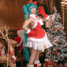 L-emailWigHatsuneMikuChristmasMiku2022CosplayCostume_10