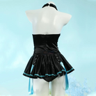 L-emailWigHatsuneMikuOne-pieceBlackSwimsuitCosplayCostume_4