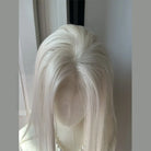 L-email Wig Ivory Platinum 13×6 Lace Wig with Hand-Tied Nape for High Ponytails