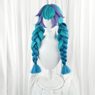 L-email Wig LOL Rain Shepherd Gwen Twin Tails Cosplay Wig
