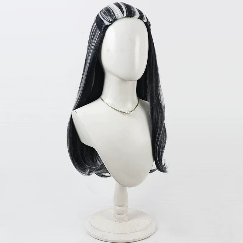 L-emailWigMonsterHighFrankieSteinBlackWhite70cmHalloweenCosplayWig_3