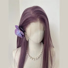 L-email Wig Muted Mauve 13×6 Lace Wig with Hand-Tied Nape
