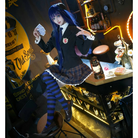 L-emailWigPanty_StockingwithGarterbeltStockingAnarchySchoolUniformsCosplayCostume_3