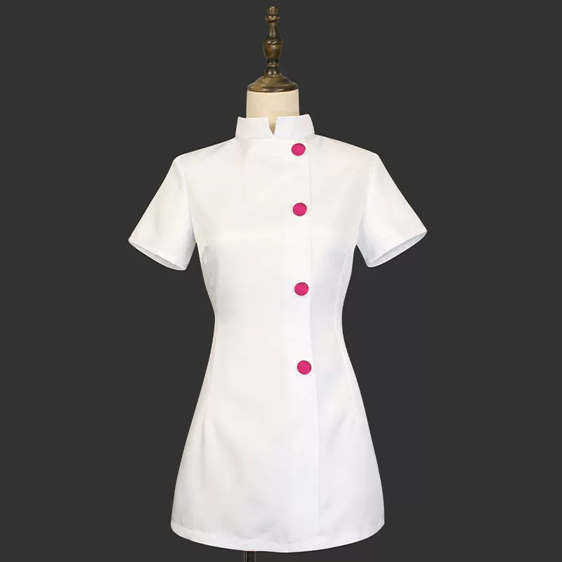 L-email Wig Rabbit White Nurse Bunny Dress Cosplay Costume