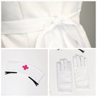 L-email Wig Rabbit White Nurse Bunny Dress Cosplay Costume
