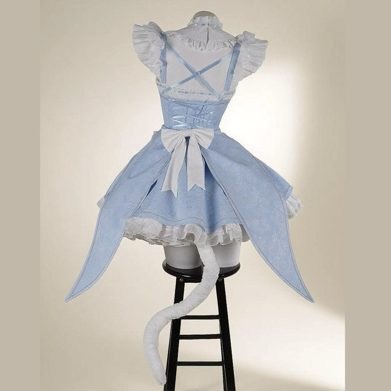 L-email Wig Re:Zero Rem Ram Maid Dress Cosplay Costume – lemailwigs L-email Wig Re:Zero Rem Ram Maid Dress Cosplay Costume – lemailwigs