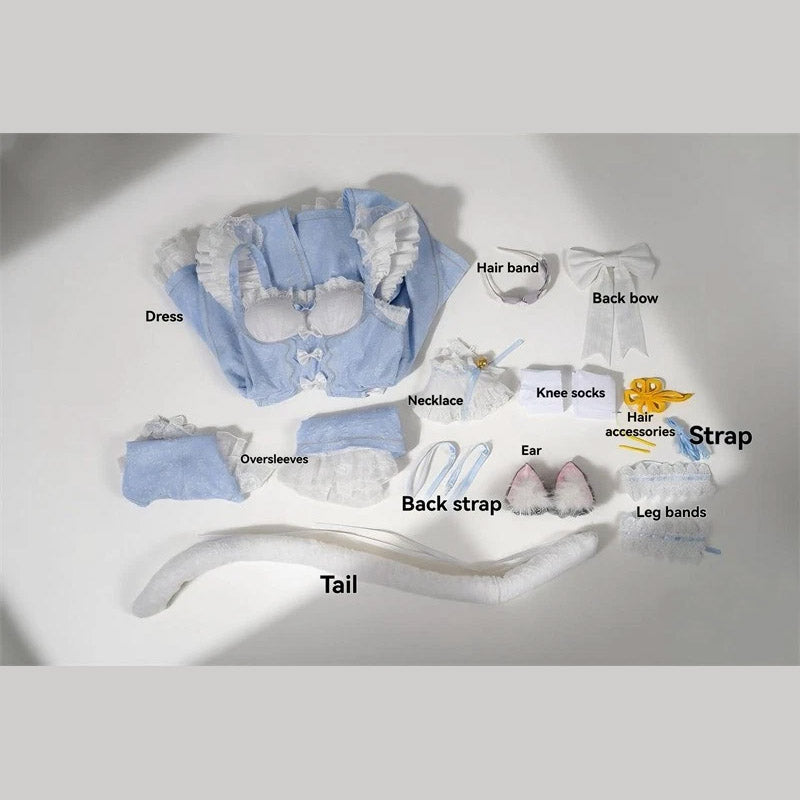L-email Wig Re:Zero Rem Ram Maid Dress Cosplay Costume