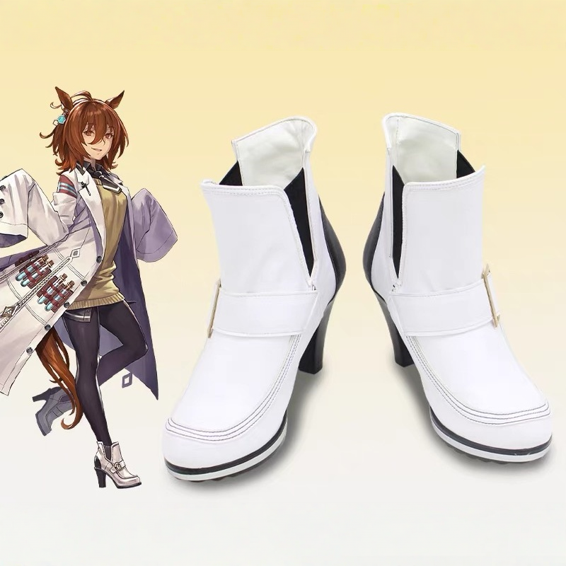 L-email Wig UmamusumePretty Derby Agnes Tachyon Cosplay Shoes