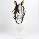 L-email Wig Umamusume: Pretty Derby Dream Journey Brown Mixed Cosplay Wig Ears Tail