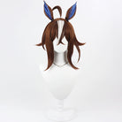 L-email Wig Umamusume: Pretty Derby Epiphaneia Brown Cosplay Wig Tail