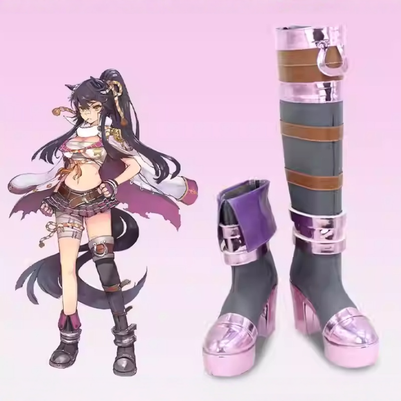 L-email Wig Umamusume:Pretty Derby Narita Brian Maverick High Heel Cosplay Shoes - lemailwigs