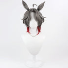 L-email Wig Umamusume: Pretty Derby Rose Kingdom Gray Mixed Red Cosplay Wig Ears Tail
