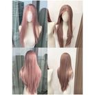 L-emailWigUniversalPinkSeries75-80cmLongStraightFontLaceWig_10