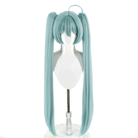 L-email Wig 100cm Light Green Long Twin-Tail Cosplay Heat Wig