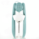 L-email Wig 100cm Light Green Long Twin-Tail Cosplay Heat Wig