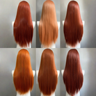 L-email Wig 6 Colors 13×4 Hand Hook 80cm Long Straight Font Lace Wig2