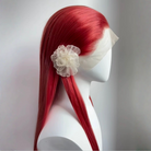 L-email Wig 7 Colors 13×4 Hand Hook 80cm Long Straight Font Lace Wig4