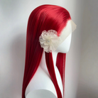 L-email Wig 7 Colors 13×4 Hand Hook 80cm Long Straight Font Lace Wig5