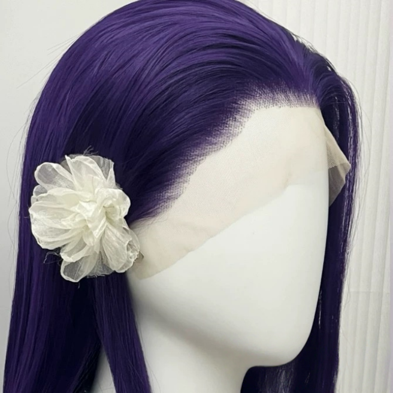 L-email Wig 9 Colors 13×4 Hand Hook 80cm Long Straight Font Lace Wig11