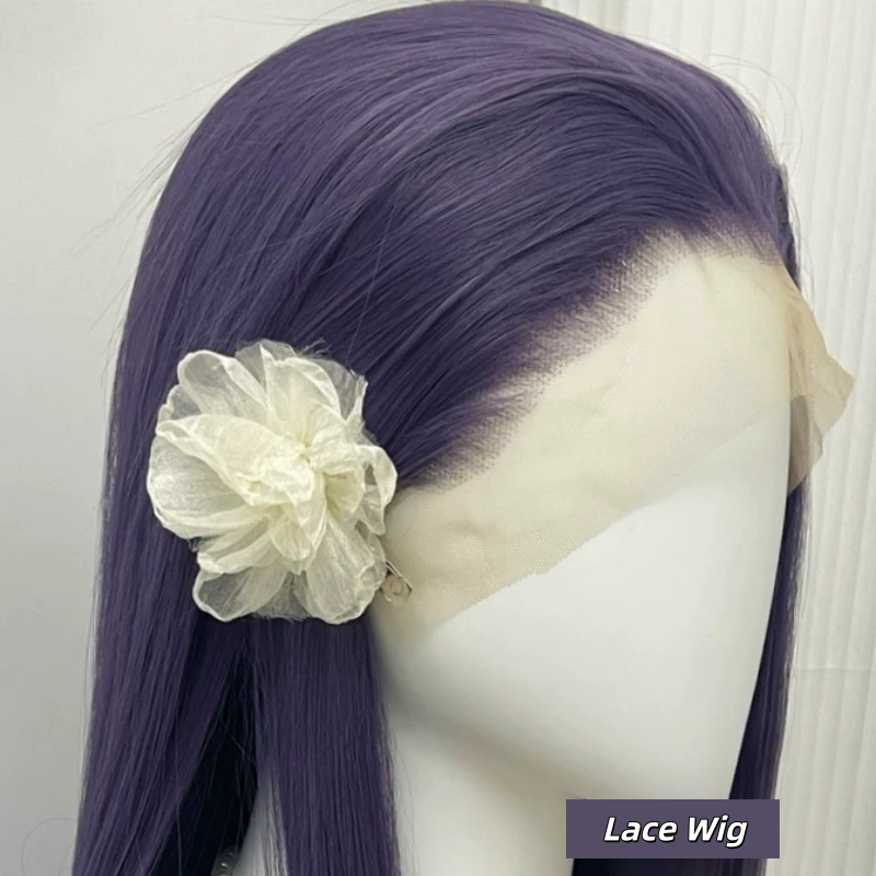 L-email Wig 9 Colors 13×4 Hand Hook 80cm Long Straight Font Lace Wig12
