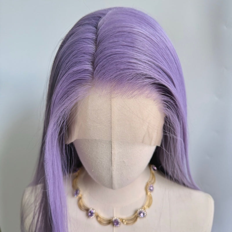 L-email Wig 9 Colors 13×4 Hand Hook 80cm Long Straight Font Lace WigWig_3
