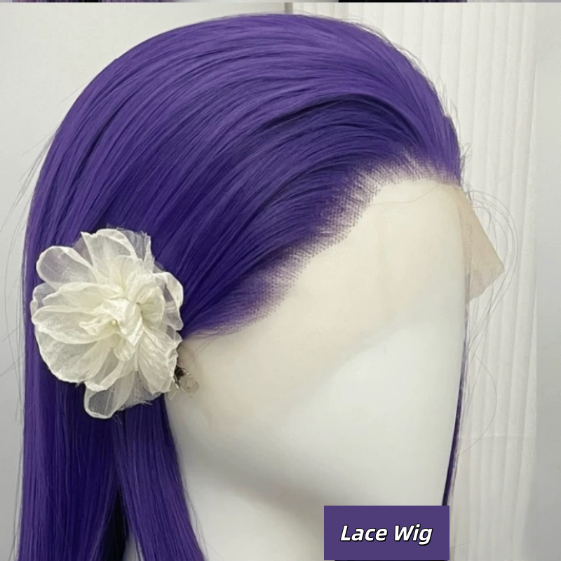 
L-email Wig 9 Colors 13×4 Hand Hook 80cm Long Straight Font Lace Wig8