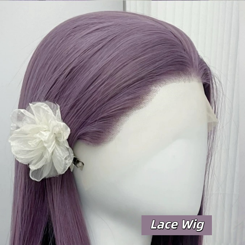 L-email Wig 9 Colors 13×4 Hand Hook 80cm Long Straight Font Lace Wig9