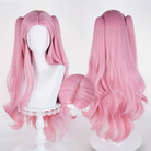 L-email Wig Alien Stage Mizi x Aniplus Collab Cafe Pink Cosplay Wig3