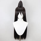 L-email Wig Bayonetta 80cm Long Black Color Cosplay Wig