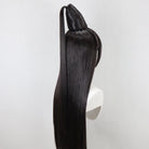 L-email Wig Bayonetta 80cm Long Black Color Cosplay Wig