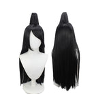 L-email Wig Bayonetta 80cm Long Black Color Cosplay Wig