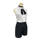 L-email Wig Chainsaw Man Reze Bomb Devil Cosplay Costume And Wig Full Set06