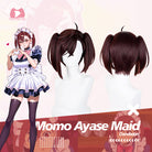 L-email Wig Dandadan Momo Ayase Maid Short Cosplay Wig