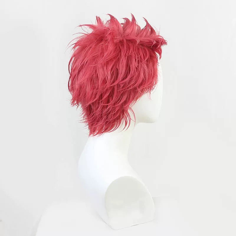 L-email Wig Demon Slayer Akaza Pink Wig For Halloween Parties & Nightlife