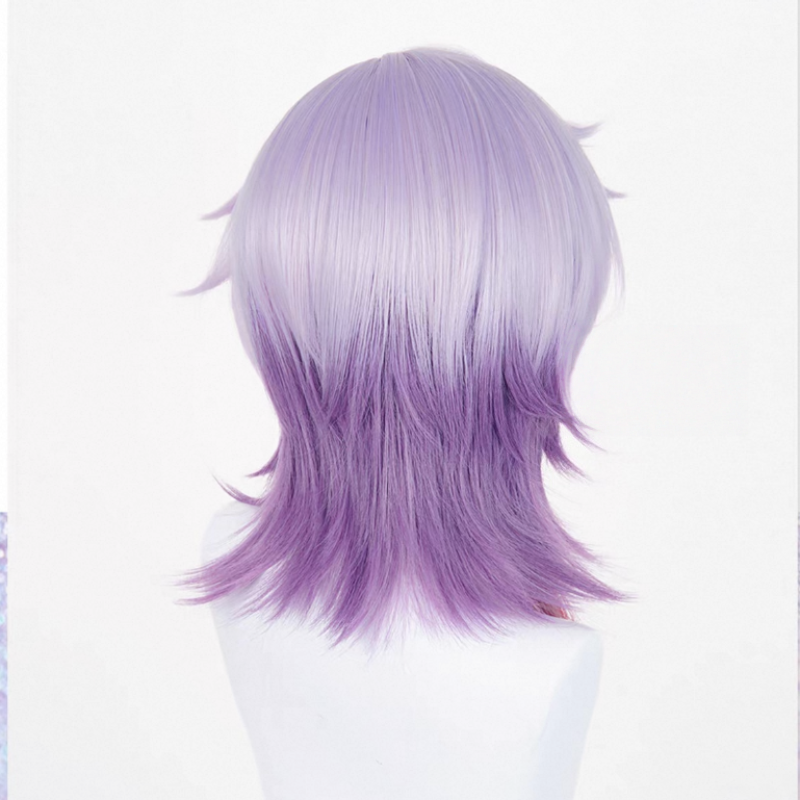 L-email Wig Genshin Impact Durin 55cm Mixed Colors Cosplay Wig 04